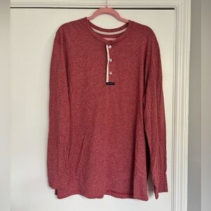 Lauren James Heathered Red Long Sleeve